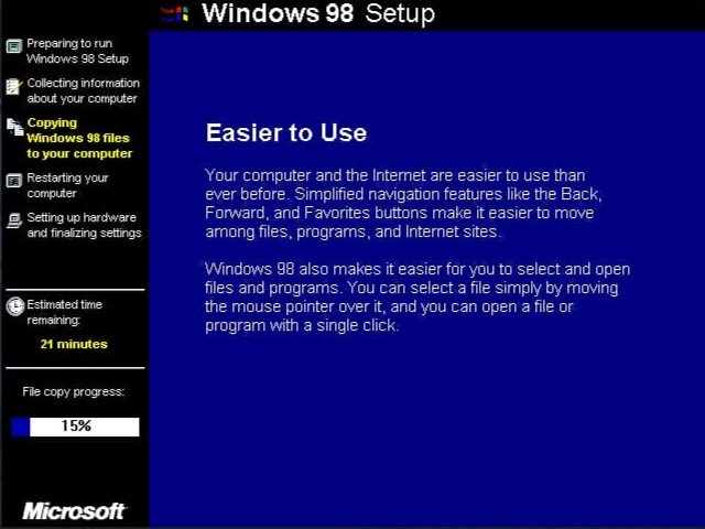 Windows 98 VM